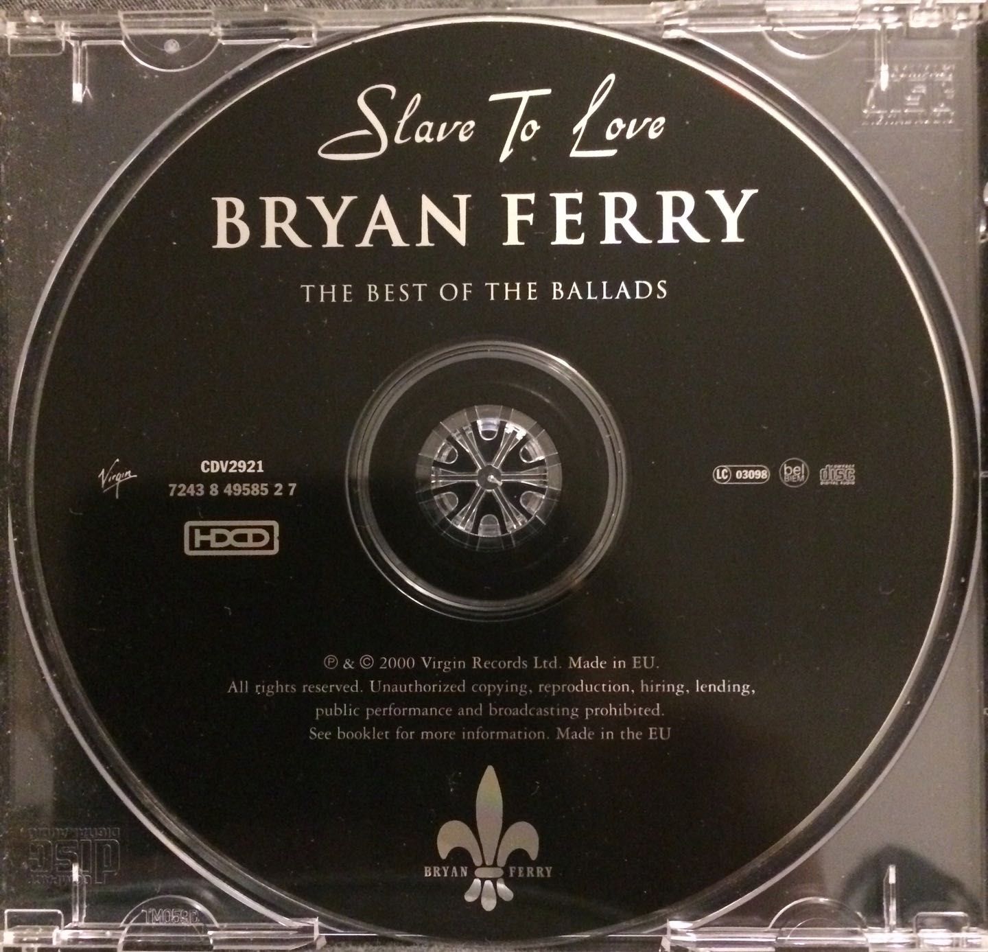 Bryan Ferry - Slave To Love The Best Of The Ballads (CS)