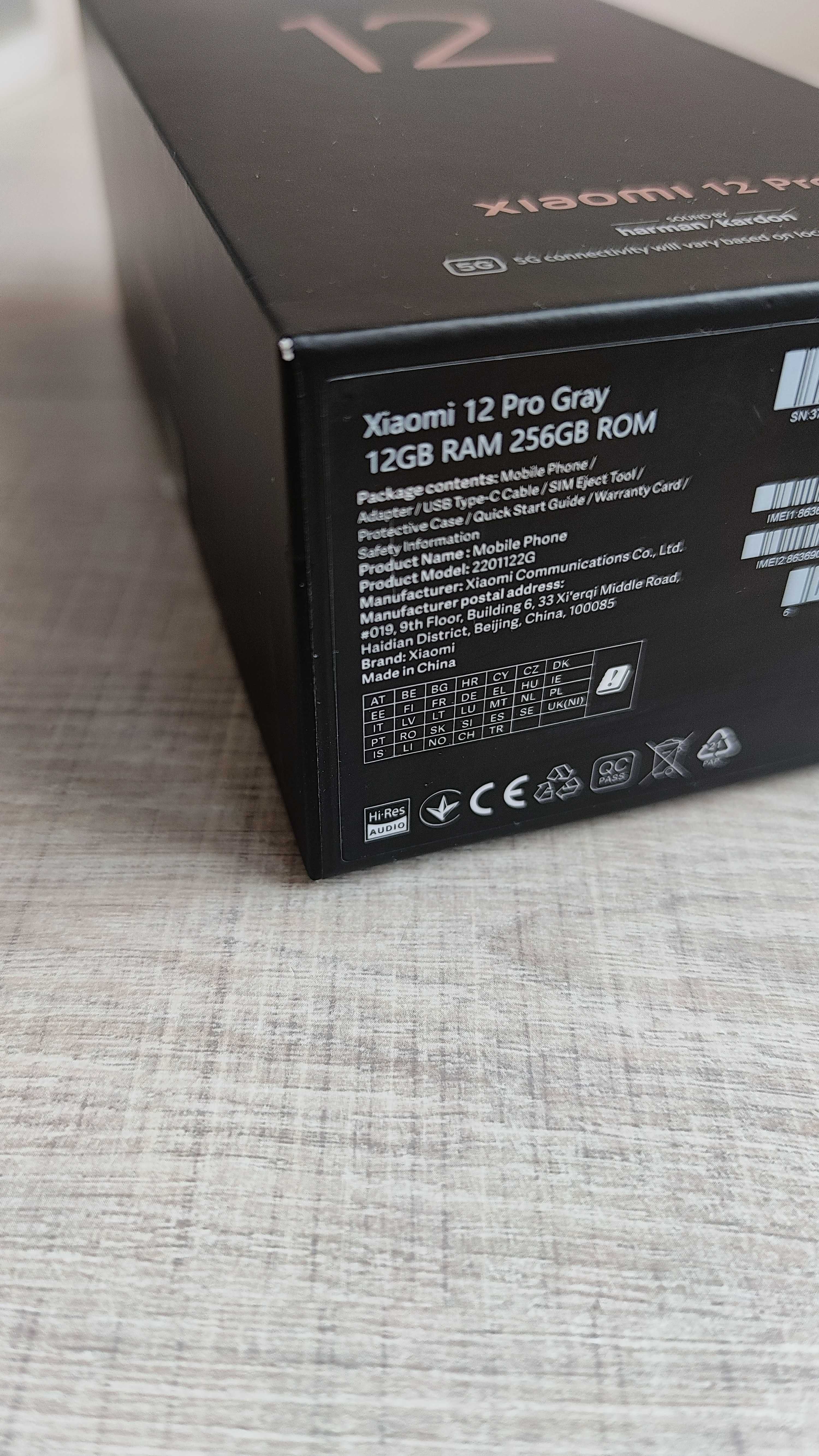 Xiaomi 12 Pro Global 12+256Gb Snapdr8Gen1 флагман 120Вт Dolby Atmos