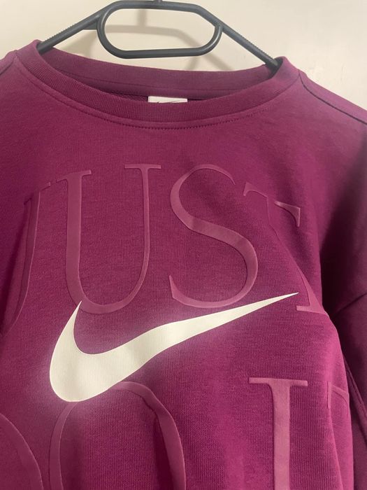 Fioletowa damska bluza oversize Nike Dri-fit S