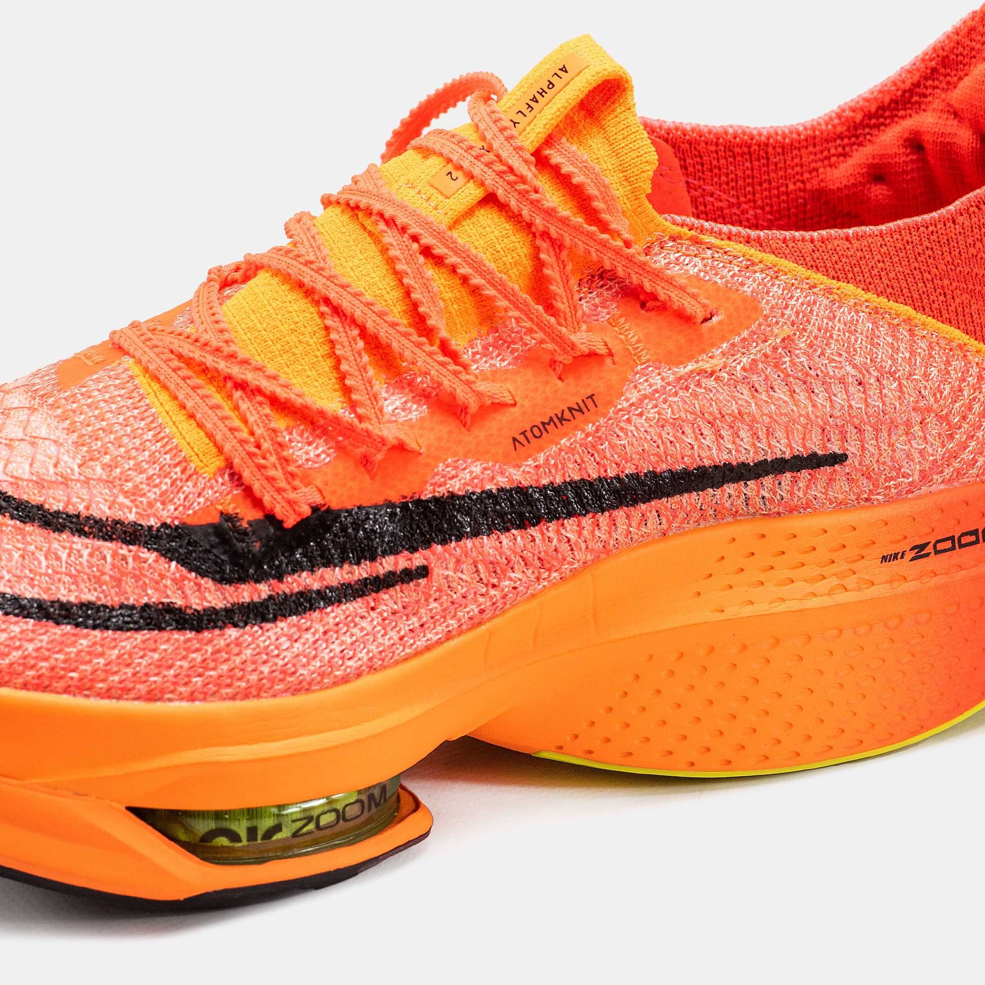 Женские кроссовки Nike Air Zoom Alphafly Orange Premium. 36-40