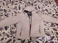 Kurtka Tommy Hilfiger z USA XL meska TH FLEX puchowa szaro-biala