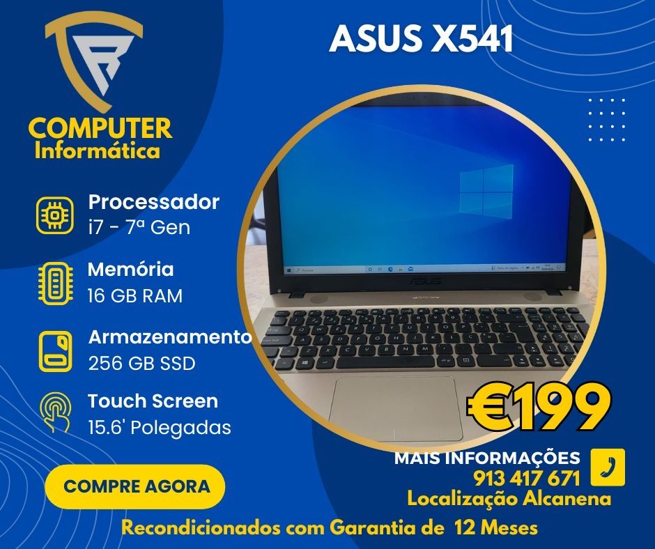 Asus x541 intel core i7 7gen