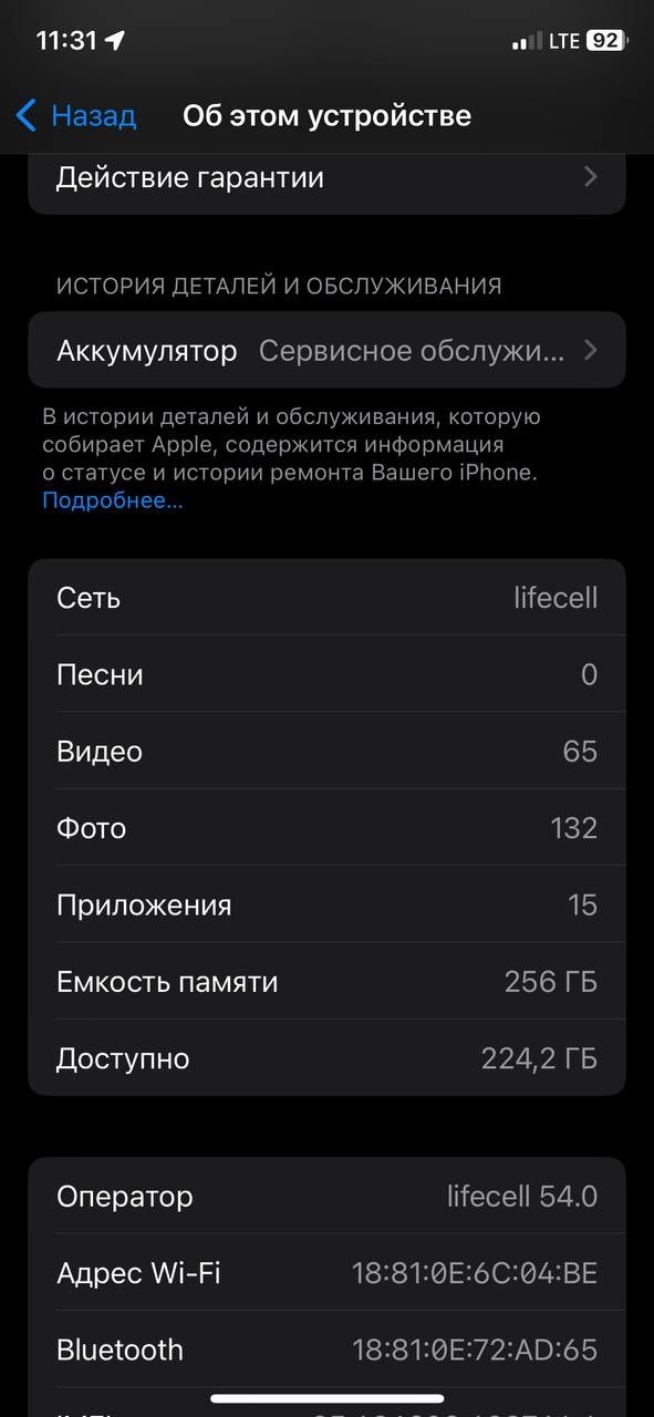 Iphone X 256  гб паняти