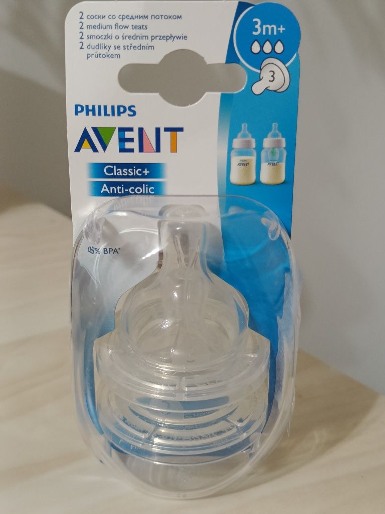 smoczek Philips do butelki Avent Classic+