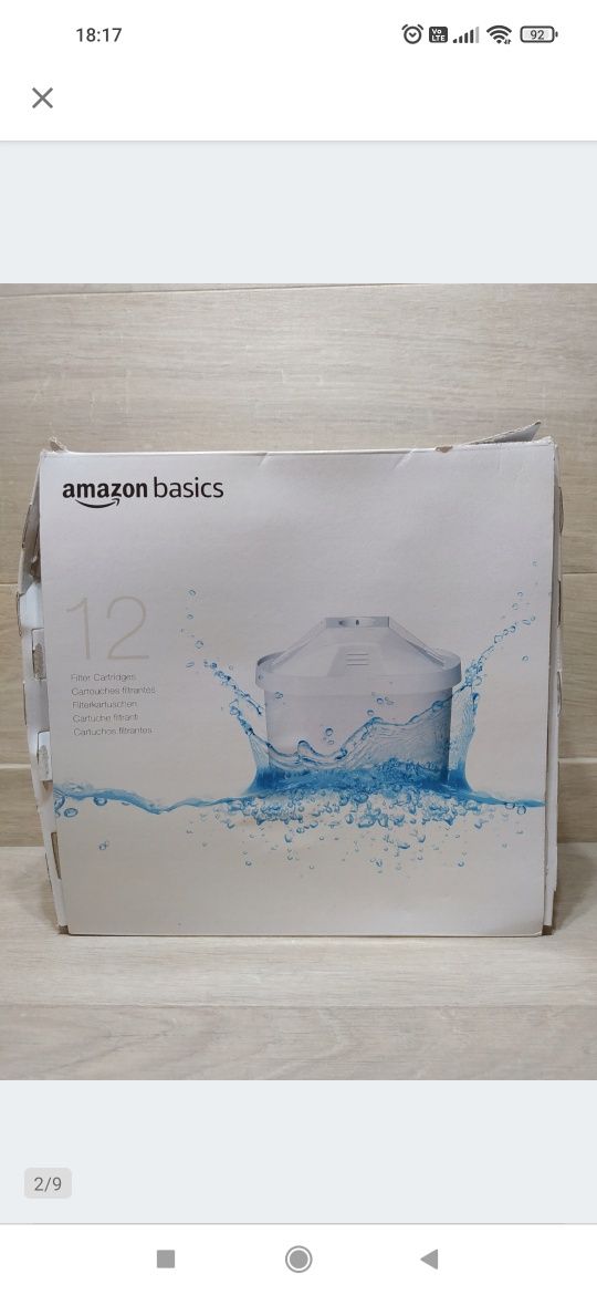 Amazon Basics Wkład filtrujący 12 szt.

Po zwrocie.

Zestaw zawiera 12