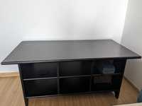 Stół z litego drewna Ikea leksvik z 6 półkami do przechowywania