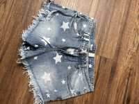Szorty damskei jeansowe gwiazdy