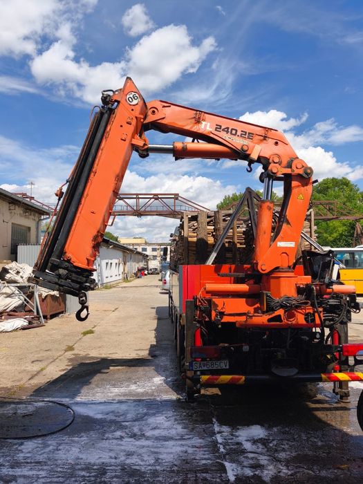 Кран маніпулятор Atlas Terex 240 JIB 20m radio Palfinger Hiab HMF Fssi