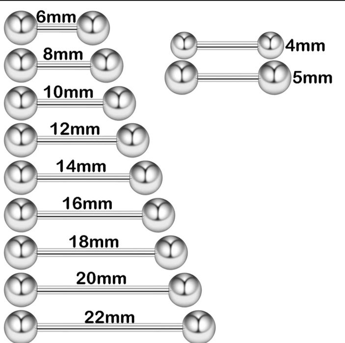 Штанга/Пирсинг,пуп,губа,язык,хрящ,нос,бровь(лабрет,штанга,банан,смайл