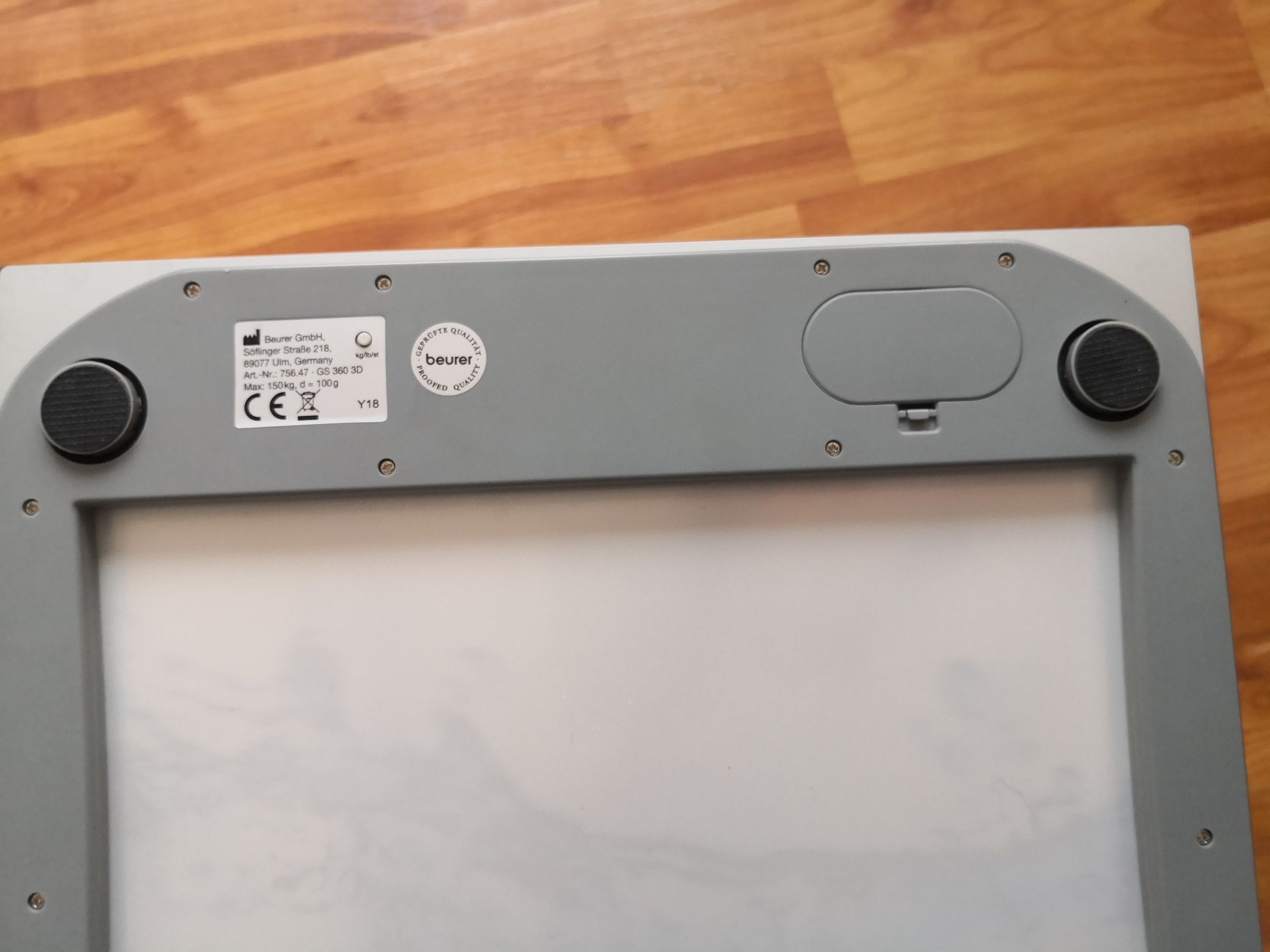 Waga łazienkowa Beurer 3D efekt