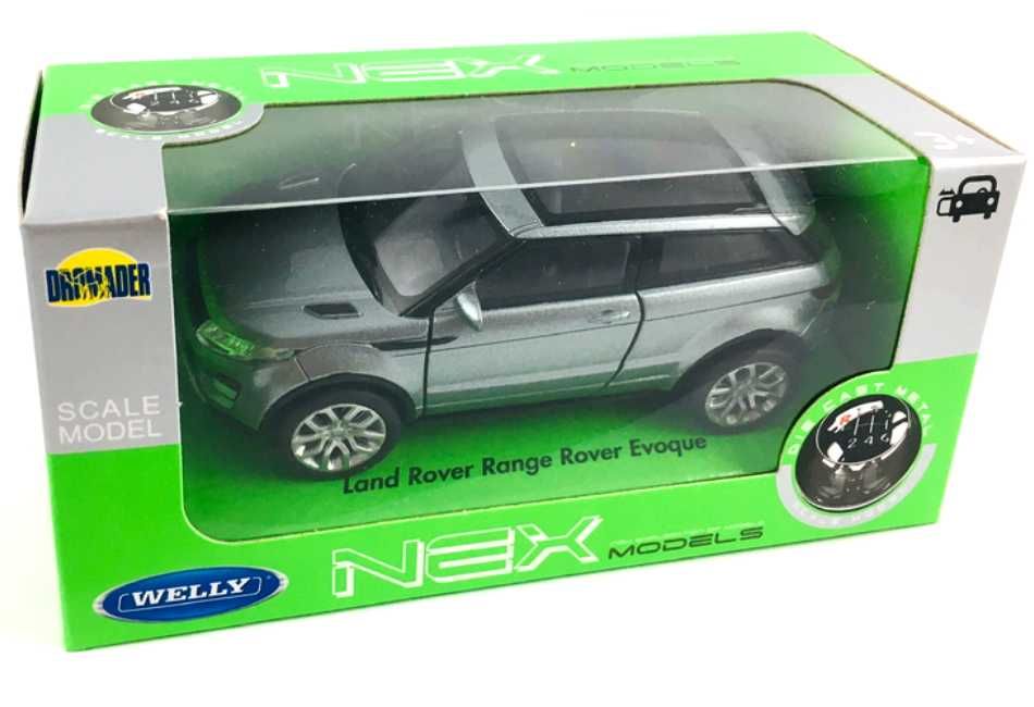 LAND ROVER Range Rover Evoque model WELLY 1:34 SREBRNY