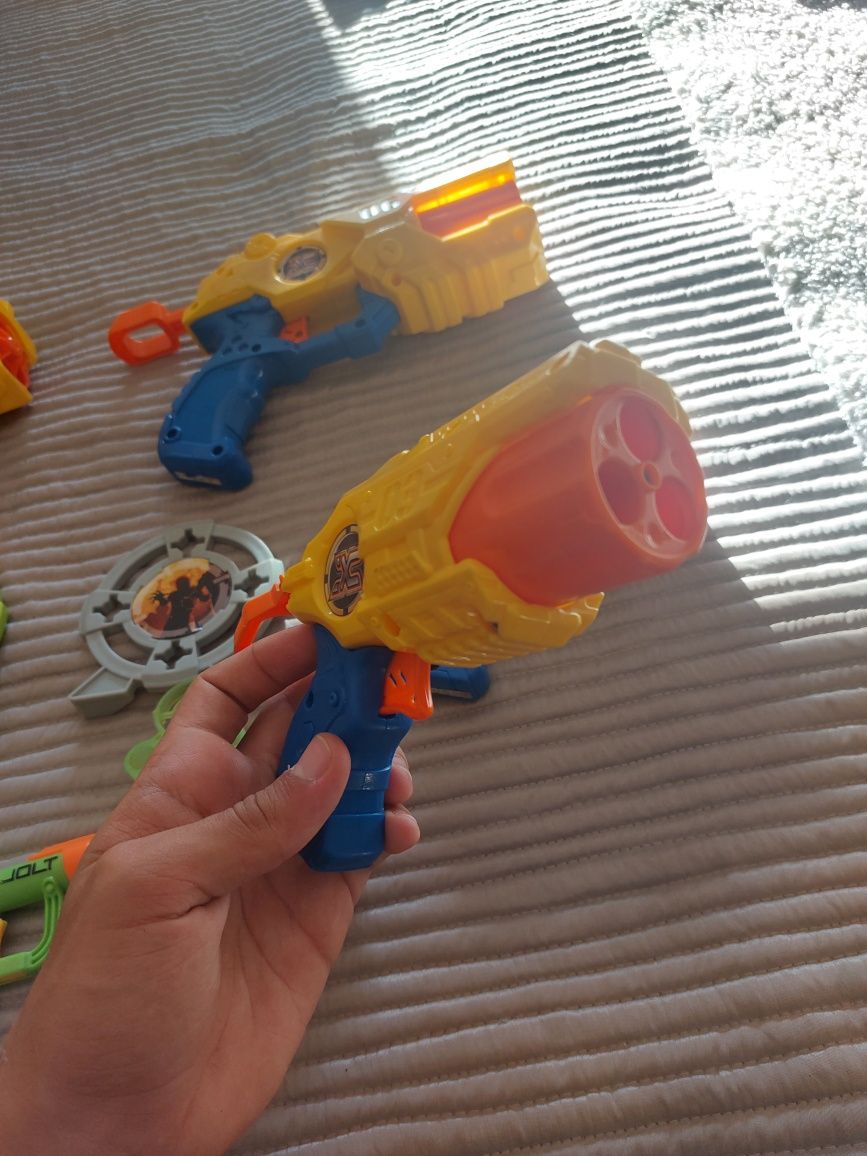 Nerf's, balas e alvos