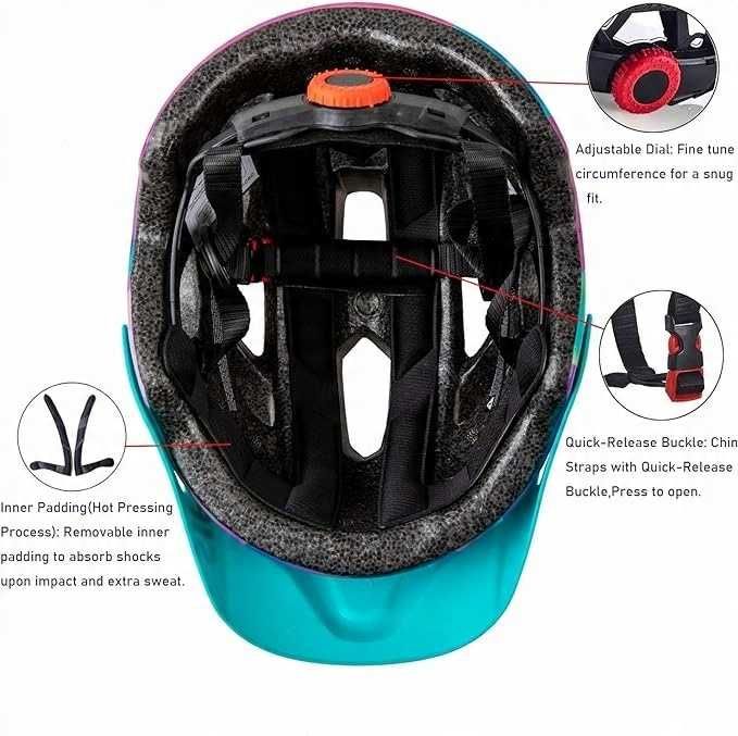Kask rowerowy SIFVO Dziecięcy 50-57cm