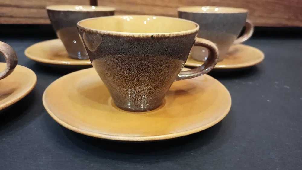 Filiżanki talerzyki serwis Opal Mirostowice 5 szt