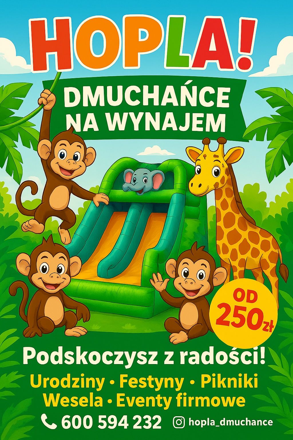 Wynajem Dmuchańców