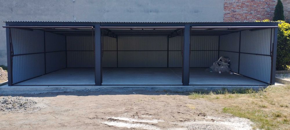 Garaż blaszany garaż blaszak garaże blaszane 9x5 kolor 6x5 7x5 grafit