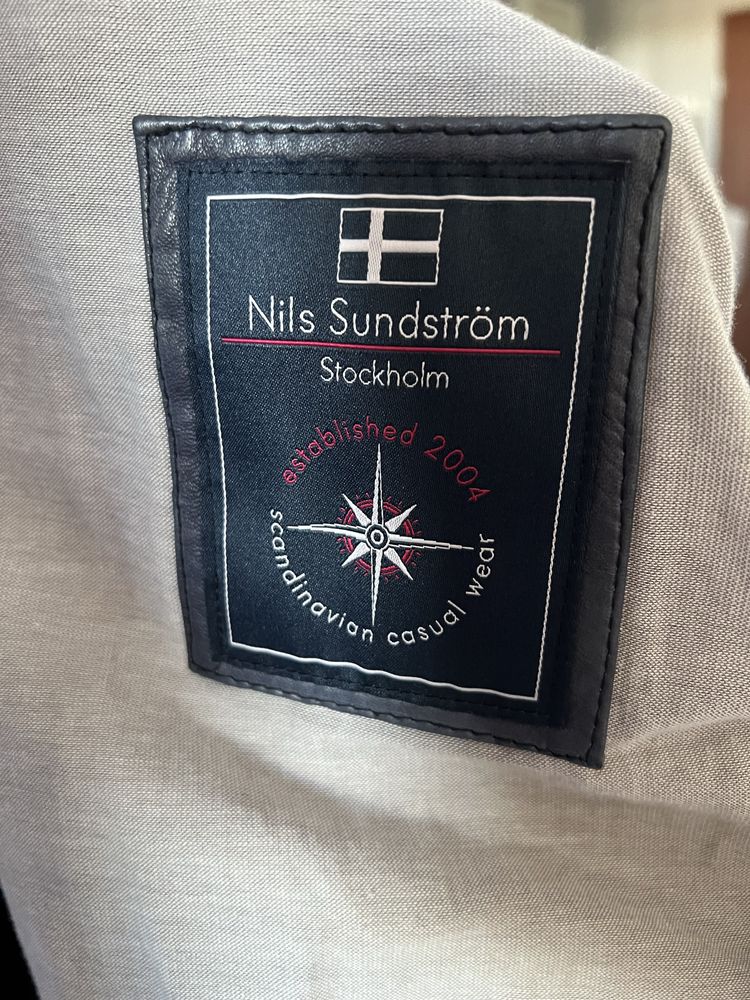 Шкіряна куртка фірми Nils Sundström Stockholm