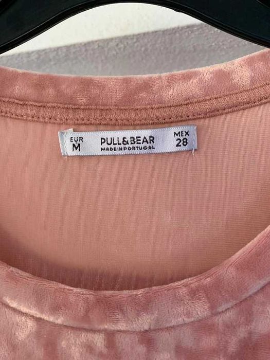 Camisola de manga curta rosa claro Pull&Bear