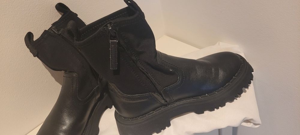 Botas menimo Zara pele