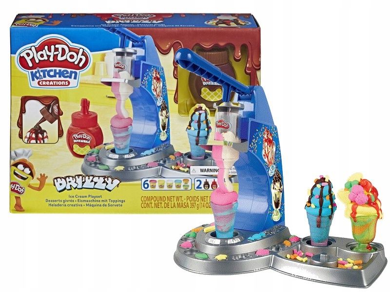 Игровой набор Плей-до Мороженое с глазурью Play-Doh Hasbro