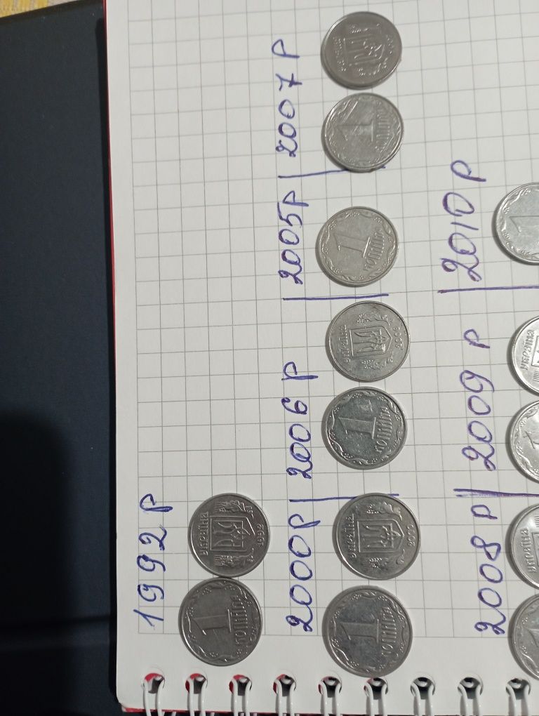 Продам монеты 1-5