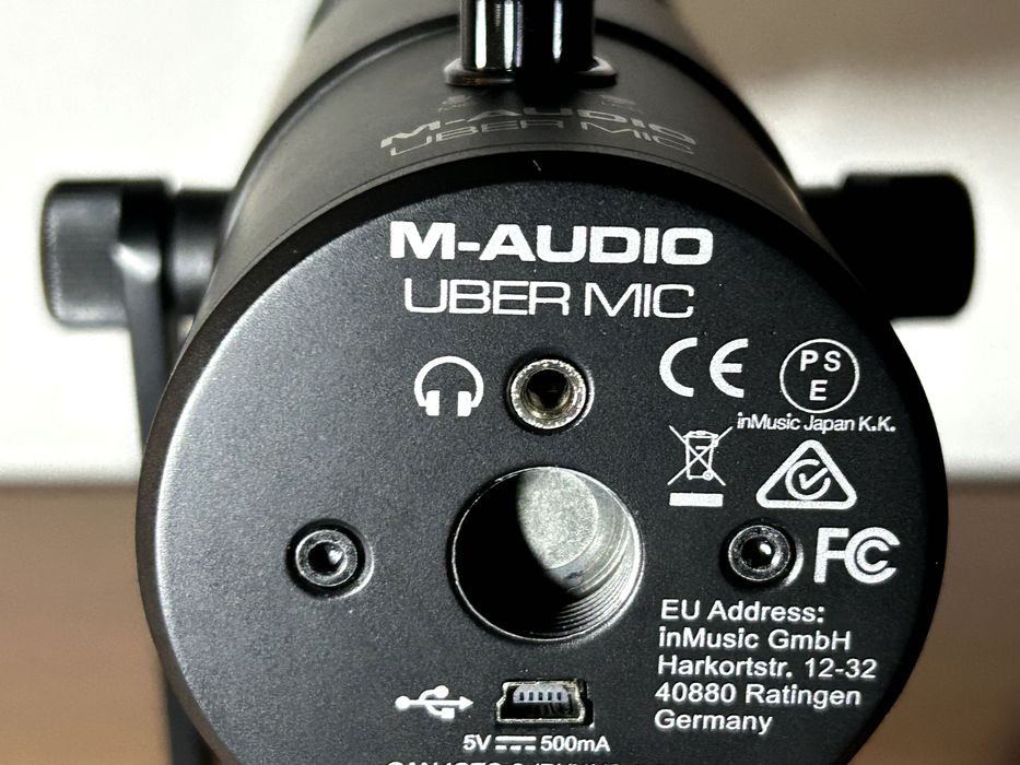 Microfone Condensador USB M-Audio Uber Mic - Studio - Streaming