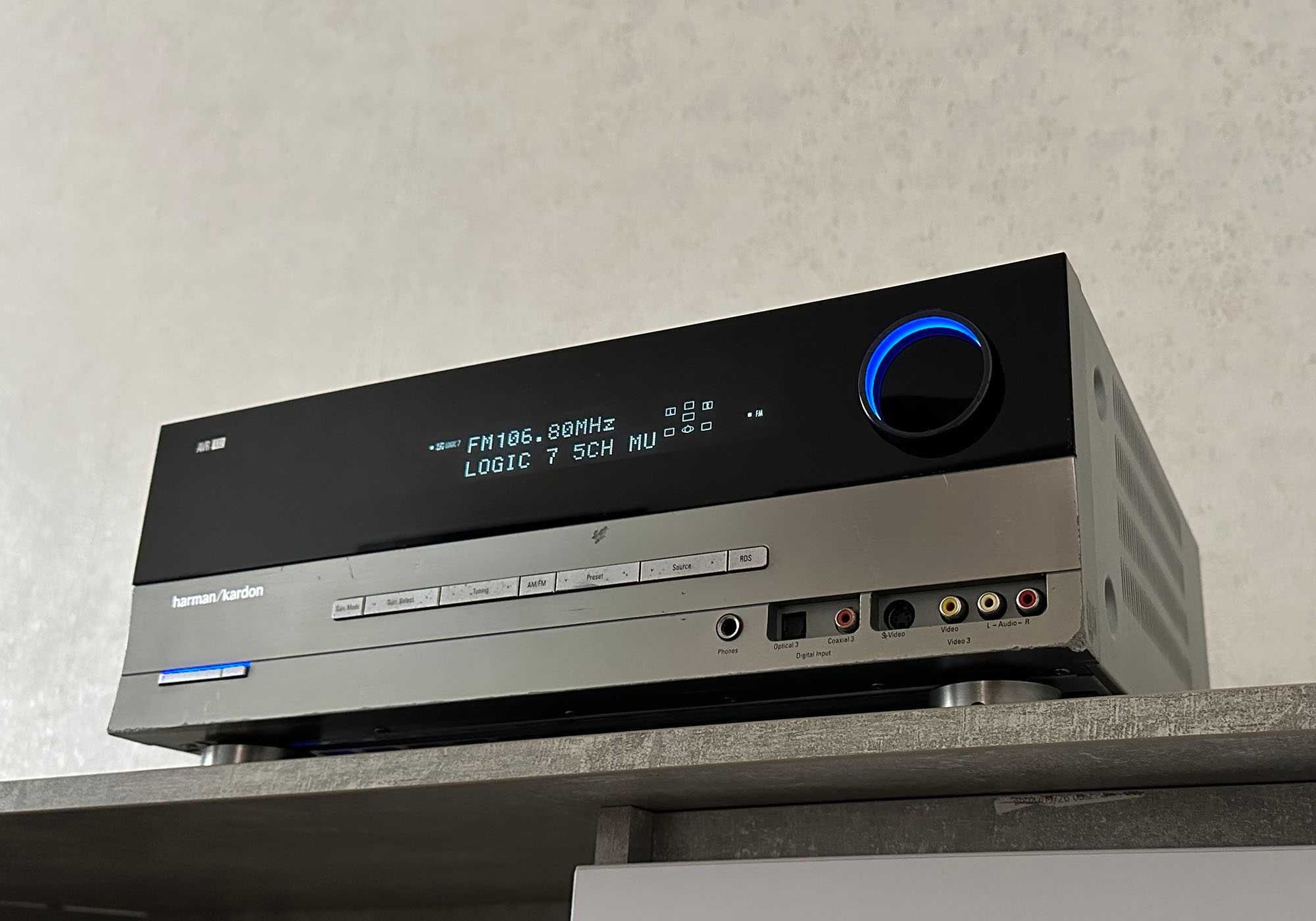 Ресивер Harman Kardon AVR132 (5 × 45 Вт, ЦАП, FM-приймач, БП 580 Вт)