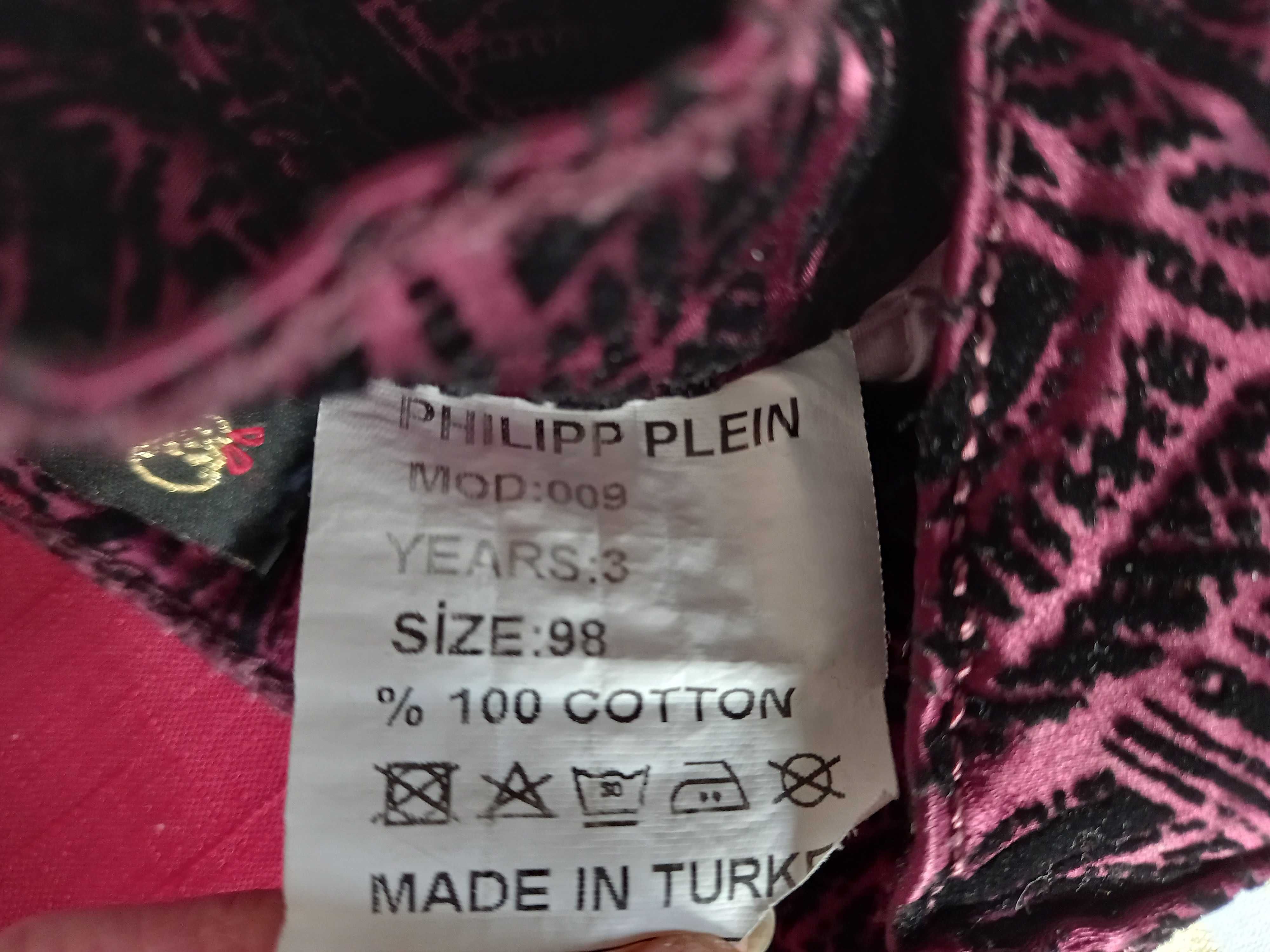 Spodnie dla dziewczynki  r.98 Philipp Plein