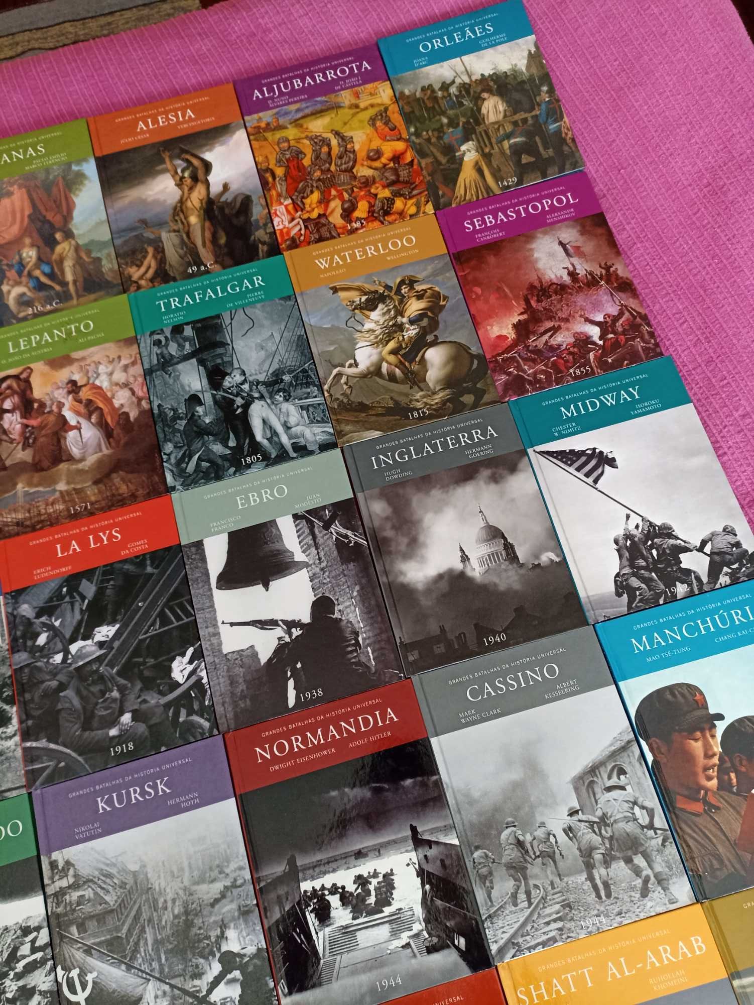 Coleção completa de 32 livros das Grandes Batalhas da História