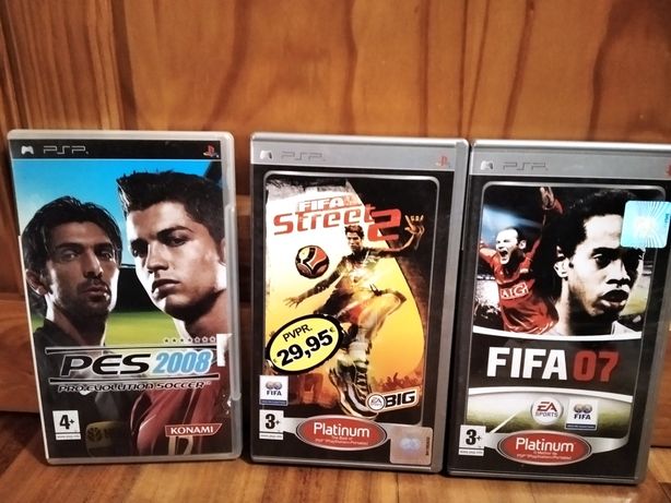 Jogos PSP usados - mtx, invizimals, FIFA, Fifa stret, PES, etc