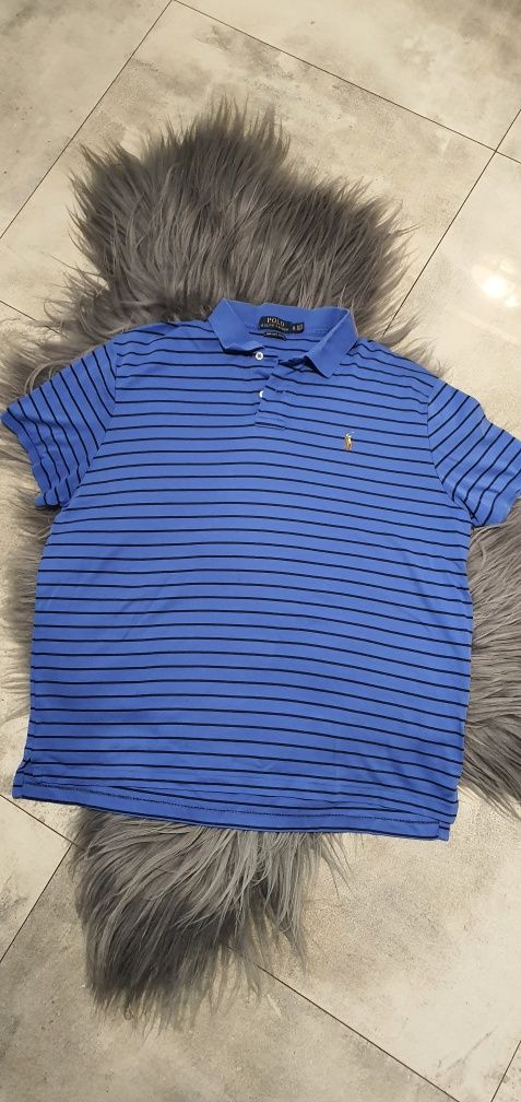 Koszulka Polo Ralph Lauren rozmiar XL Oryginalna niebieska granatowa