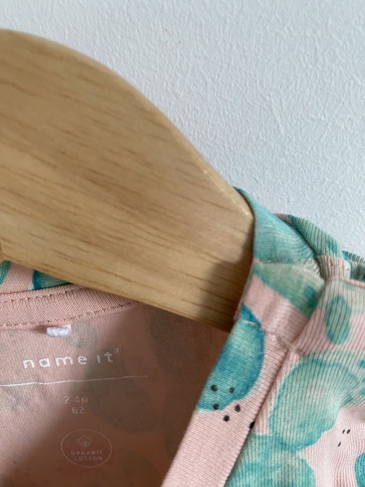 Sukienka Body name it letnia 62 w kaktusy róż miętowa jak newbie