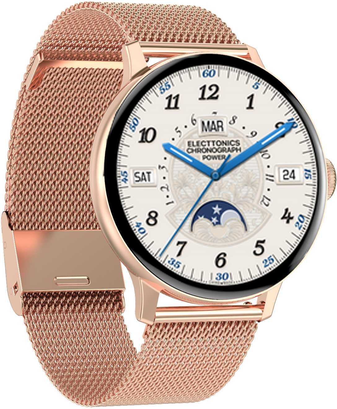 ZEGAREK DAMSKI SMARTWATCH rozmowy zdrowie menu PL zdrowie na prezent