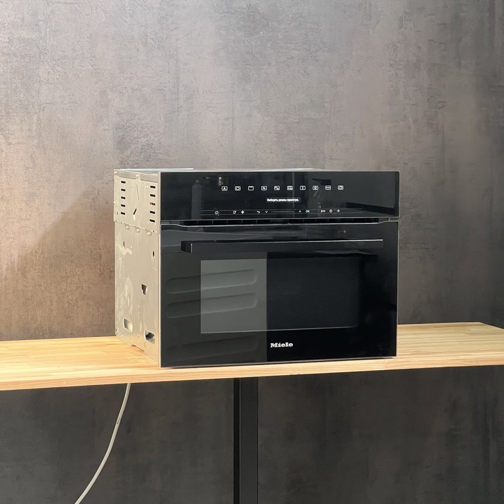 2в1 Духовой шкаф з СВЧ Miele H 7140 BM WiFi ВИСТАВКА духова шафа