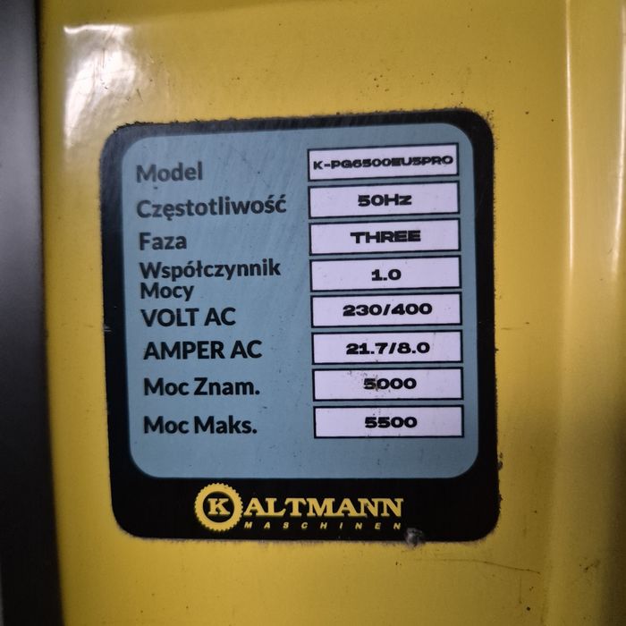 Agregat Prądotwórczy