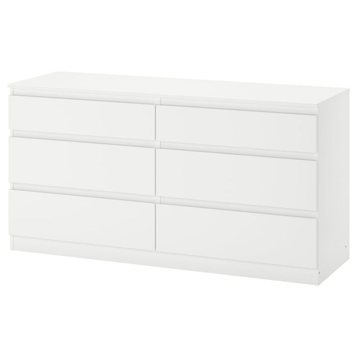 Komoda kullen ikea malm biała komoda