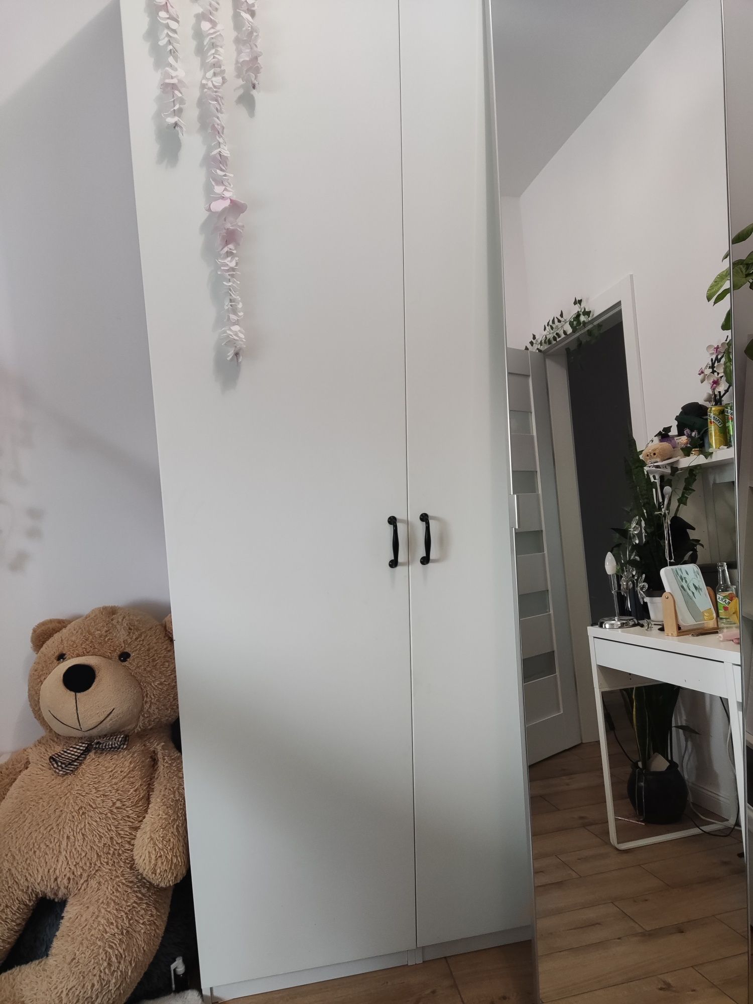Drzwi Ikea pax białe 50*229cm lewe