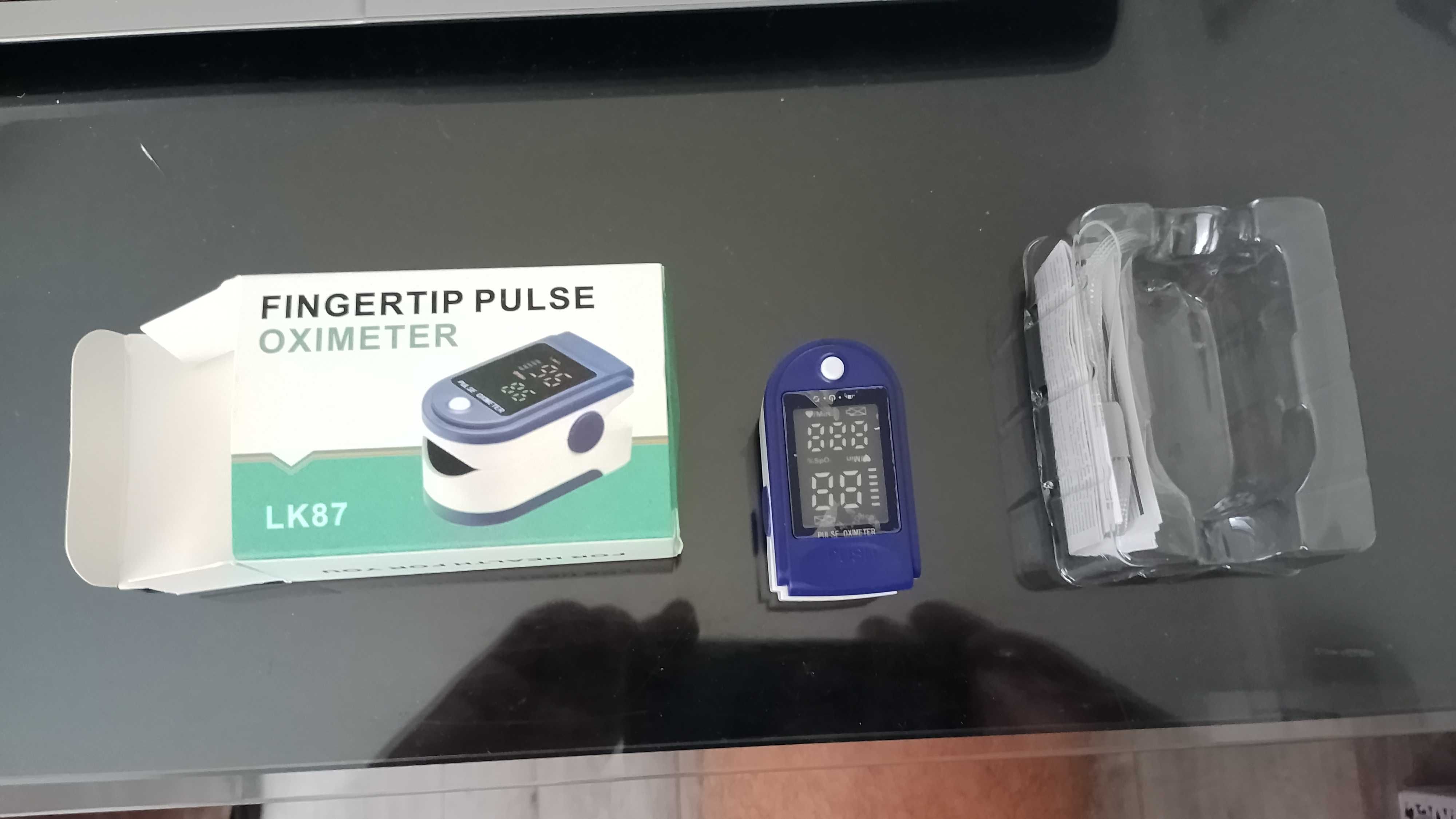 Пульсоксиметр на палець Pulse Oximeter LK87 автоматичний