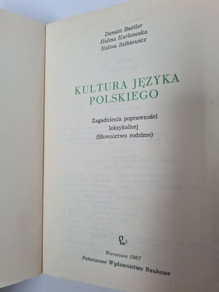 Kultura języka polskiego - Książka