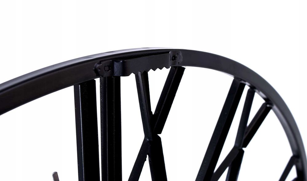 Nowy zegar vintage duży metalowy zegar ścienny 50 cm