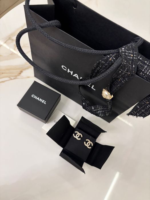 Серьги, сережки, бижутерия оригинал Chanel