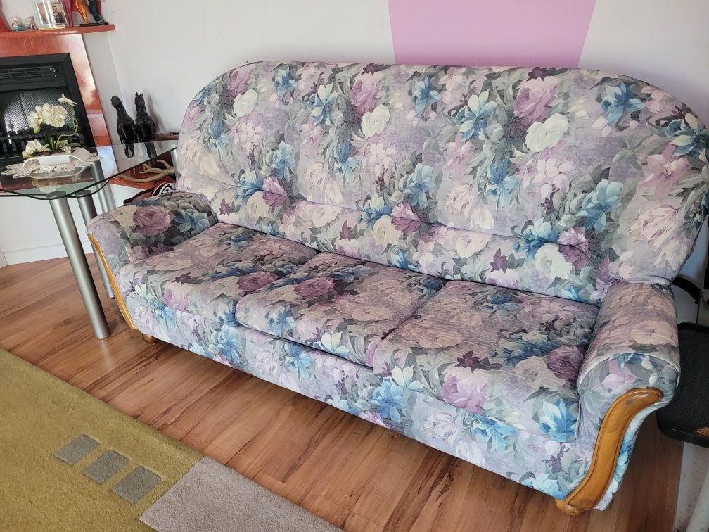 Komplet wypoczynkowy fotel 2 kanapy