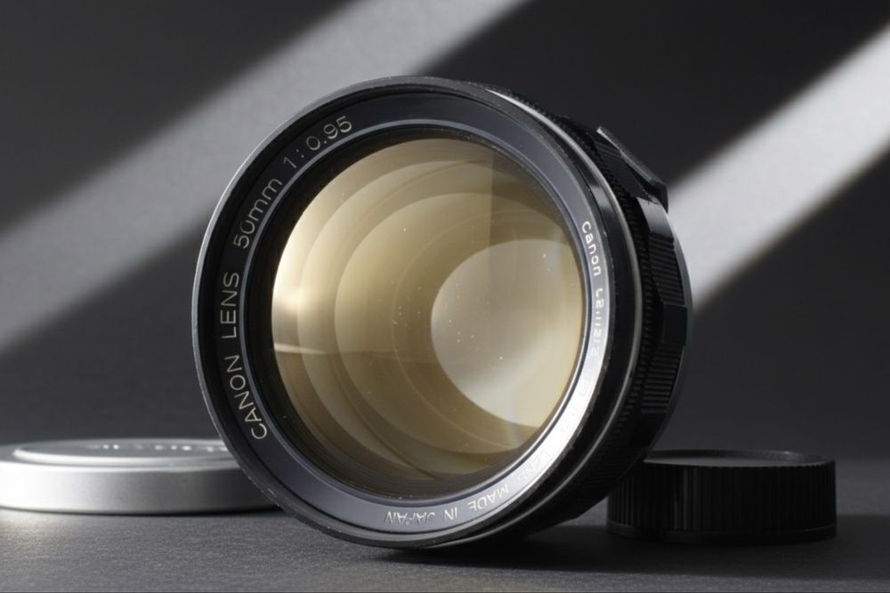 Lente Canon 50mm f: 0.95 “Dream Lens” rara e lendária
