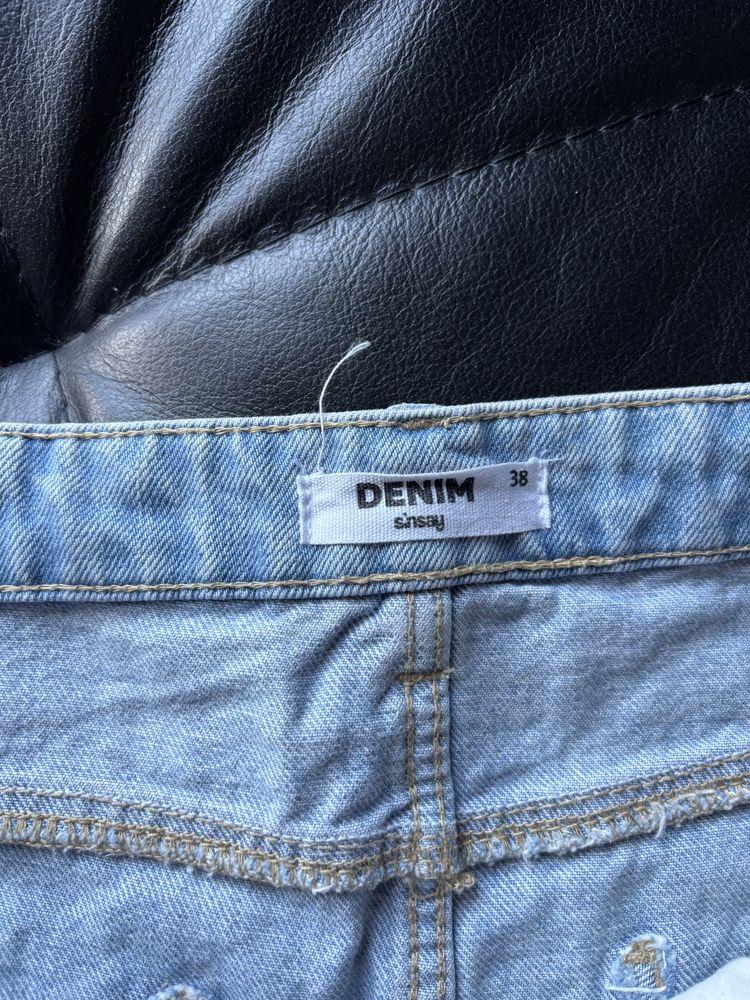 Jeansowe shorty sinsay 38