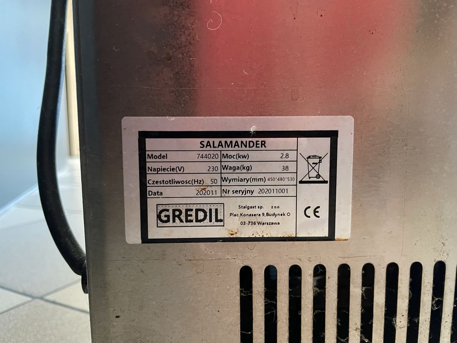 Salmander, piecyk gastronomiczny