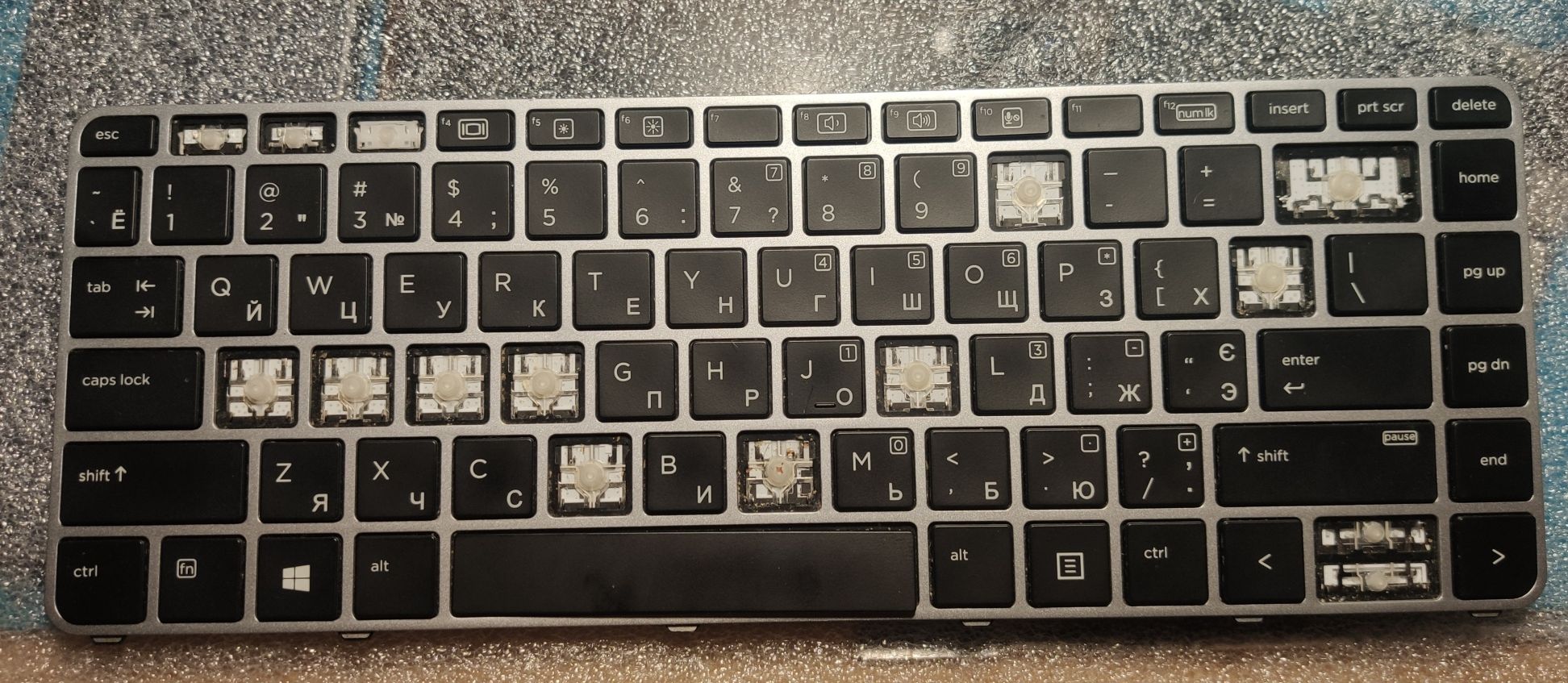 Клавіши/кнопки клавіатури HP Folio 1040 G3