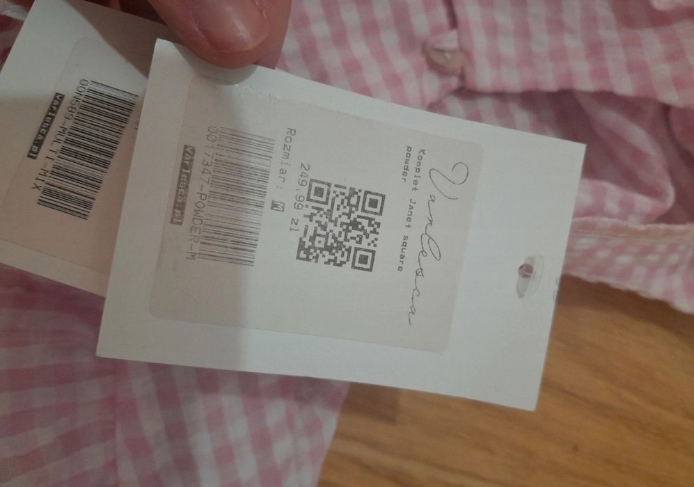 Komplet spódniczka + bluzka w kratke różowa M| wysyłka w 24h