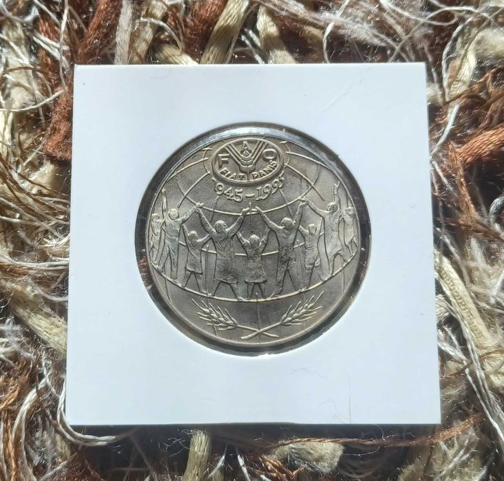 Andorra - moedas do 50º Aniversário FAO e Esquilo vermelho