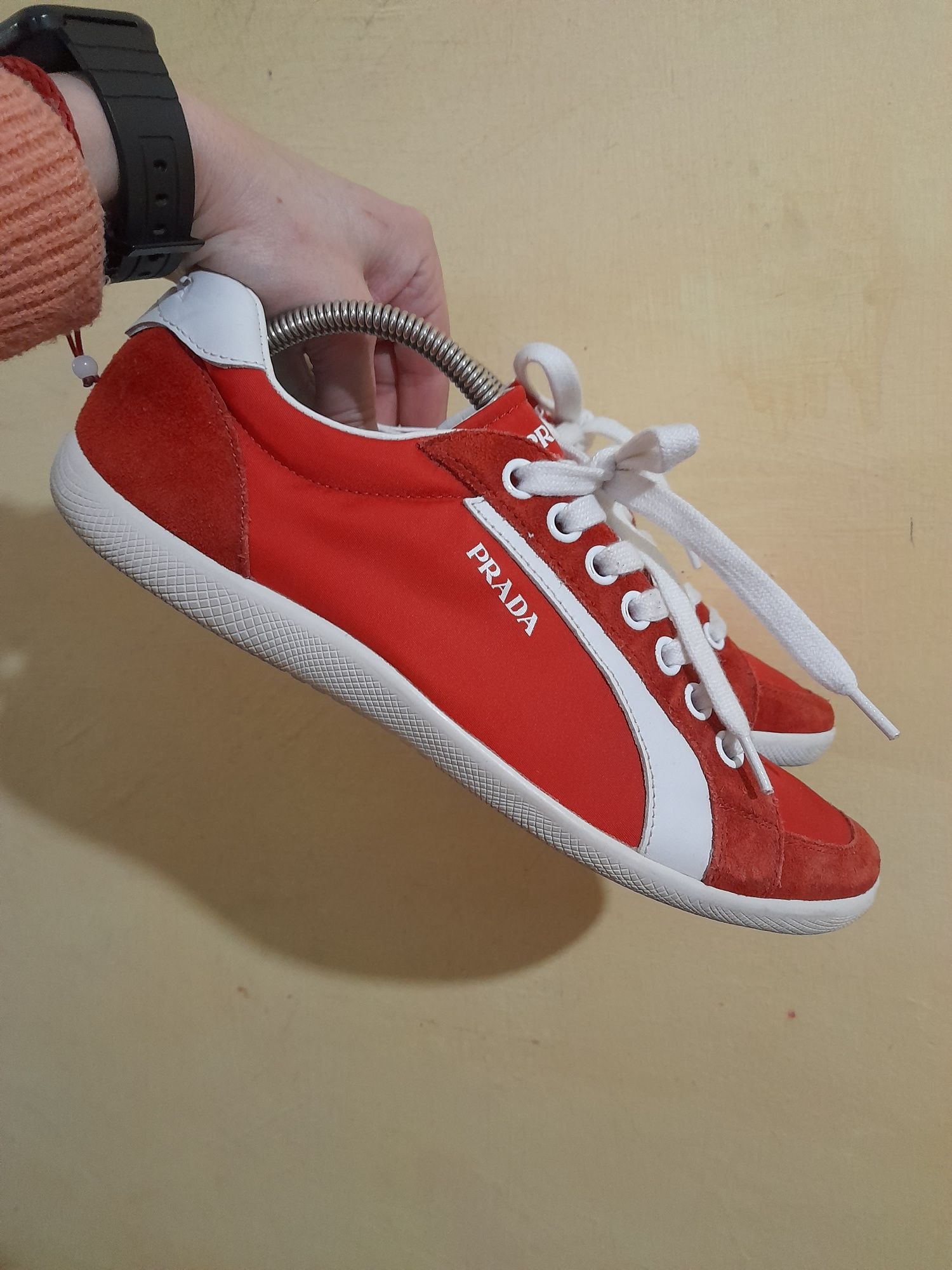 Prada Sport Red чоловічі кросівки оригінал
