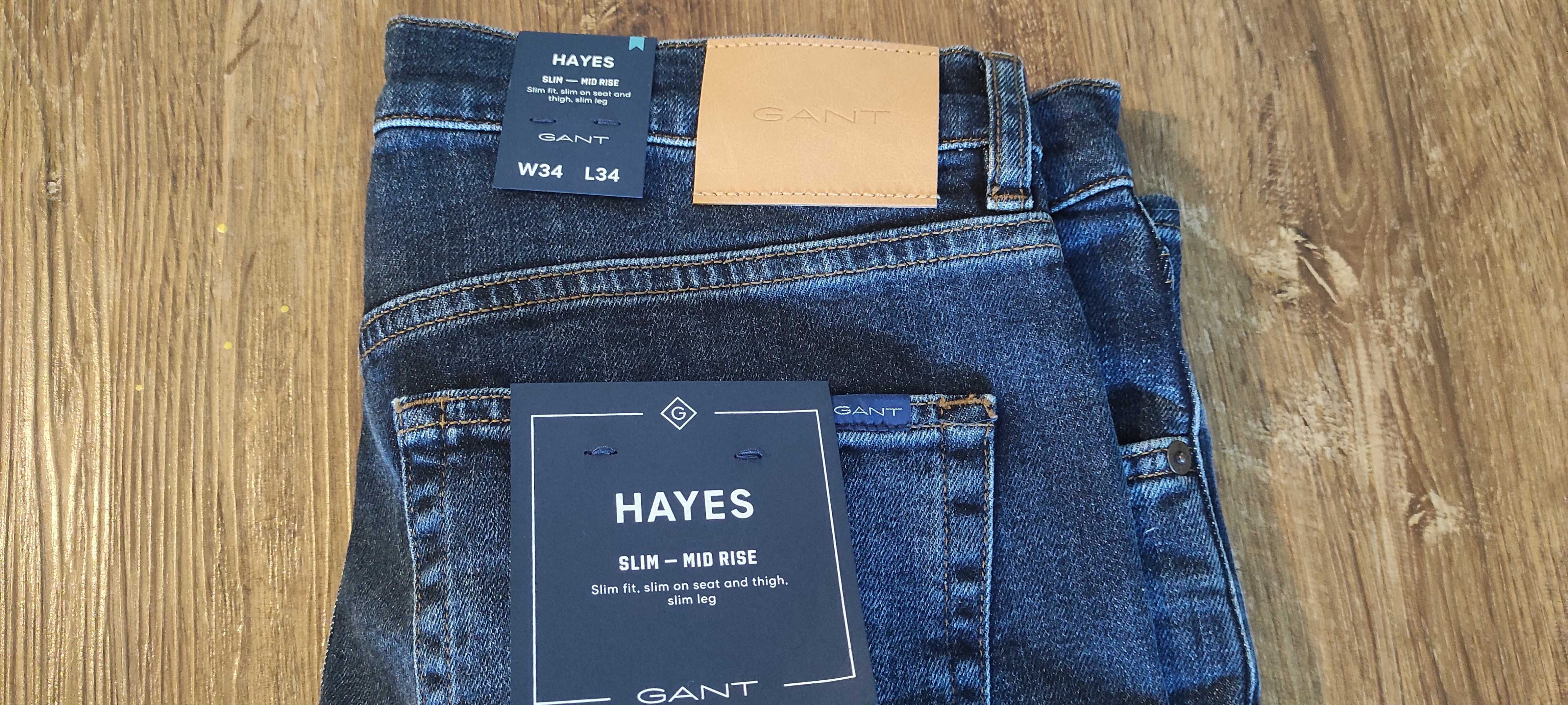 Джинси Gant Hayes Slim, W34 L34, нові